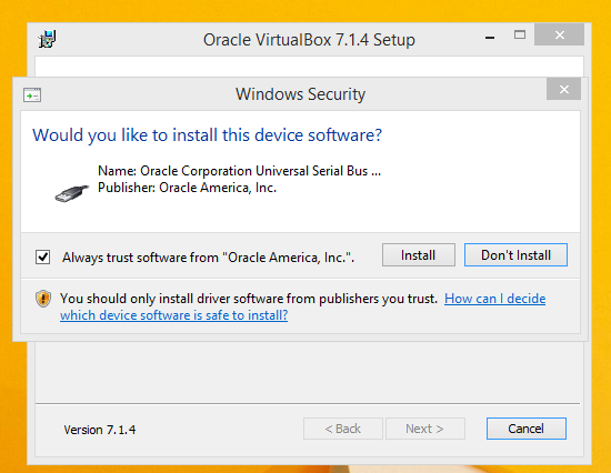 طريقة تثبيت Virtualbox