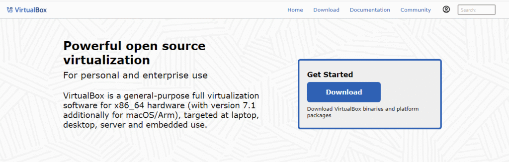 طريقة تحميل Virtualbox لأنظمة التشغيل ويندوز
