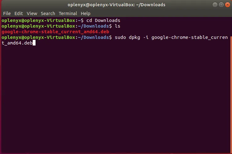 تثبيت Google Chrome على Ubuntu